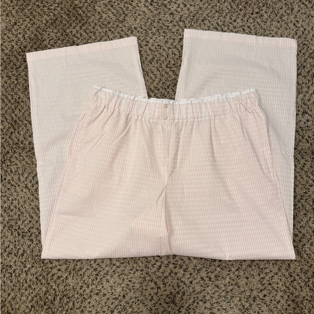 Macy's Pink Striped Women's Pants